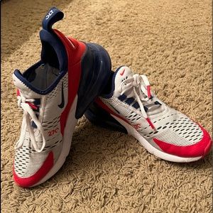 Nike Air Max 270 size 5Y red/white/blue